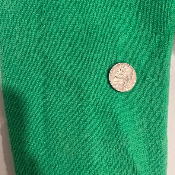 J. Crew Green Fair Isle Cashmere Crewneck Sweater - Picture 7 of 9